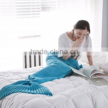 Mermaid Tail Blanket Crochet and Mermaid Blanket for Adult and Kid Sleeping Bag photo-6