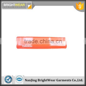 good quality pvc reflective slap snap band