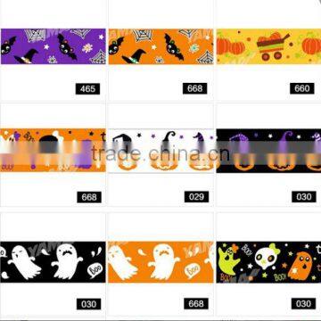 Hi-ana Ribbon 160 Single Face Printed Grosgrain Ribbon for Halloween Celebrate photo-2