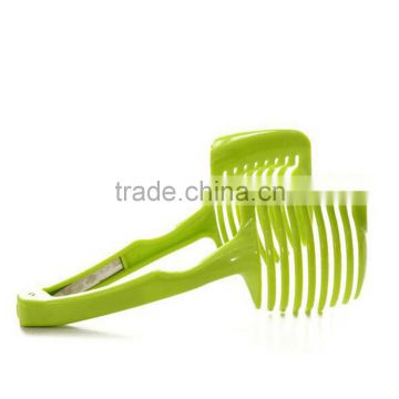 Vegetable Cutter Slicer Tomato Onion Slicer Holder Food-Grade Plastic Fruit Vegetable Cutters Kitchen Gadgets Slice KC1365