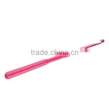 2017 New 6pcs Multicolor Knitting Needles Colorful Plastic Handle Aluminum Crochet Hooks Template Knit Needles Weave DIY Crafts photo-5