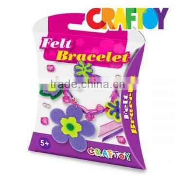 Children Crafts Felt Jewelry Flower Bracelet Cut Price photo-2