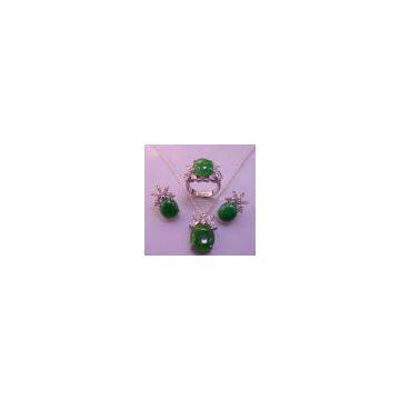 Elegant B+C Jade Set