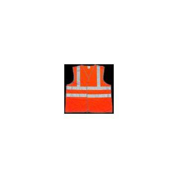100%polyester reflective safety vest