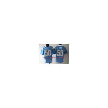 Nike Elite San Diego Chargers #50 Te\'o Light Blue Jersey