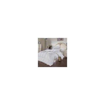 Washed White Duck Down Feather Filled Duvet, Comforter, Insert