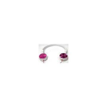 Long Wire Colorful Portable Stereo Headphones For Mp3 Music Player