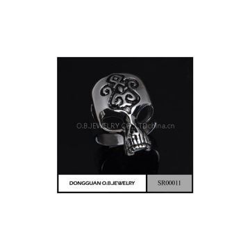 AB001 Fashion Popular Hight Polish Skull Bracelet For Men