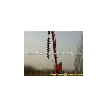 High duty Pole Erection Machine Auger Crane