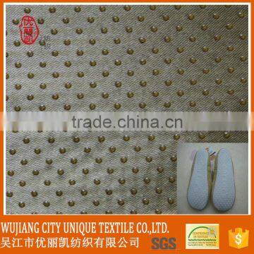 Anti fabric for shoes /Slipper sole fabric