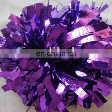 metallic cheer pom poms