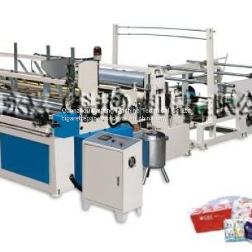 2017 full automatic toilet paper roll and bathroom paper making machine