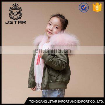 Serviceable Fur Hooded Top Children Baseball Jackets Wholesale Custom Black Jacket photo-6