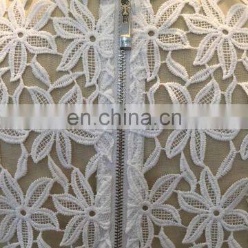 All Lace Back Zipper Half Sleeve Ladies Tops photo-5