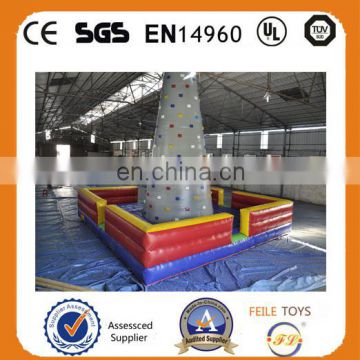 2015 fashional and cheap inflatable rock climbing machine