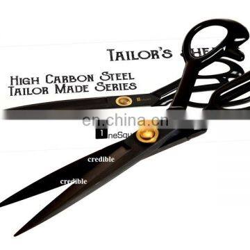 High Quality black handle tailor scissors/8"/9"/10"/12"