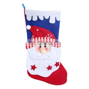 42CM Large Korean Style Cute Cartoon Kid Fashion Design Colorful Christmas Stockings - Santa Claus