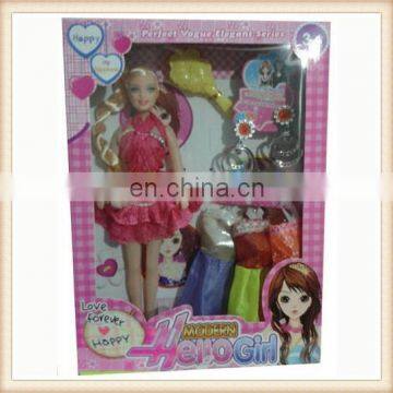 plastic toy fashion girl doll