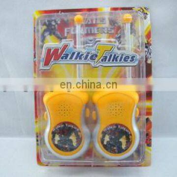 Kids plastic battery operated toy walkie talkie