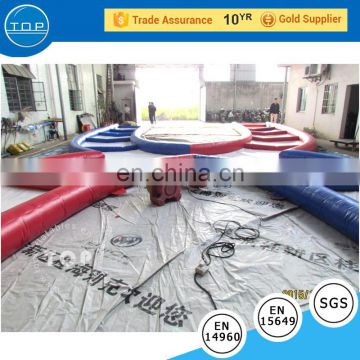 Good fun inflatable race air track play equipment