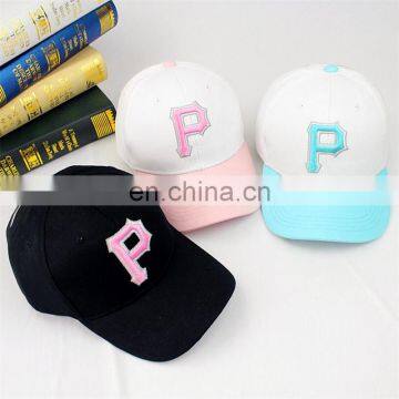 2017 fashion cartoon printing letter embroidery custom baseball cap