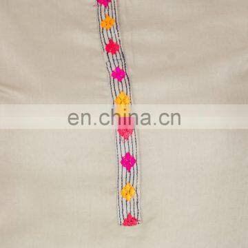 Premium Quality Viscose Fabric Knee Length Embroidered Lady Kurtis photo-4