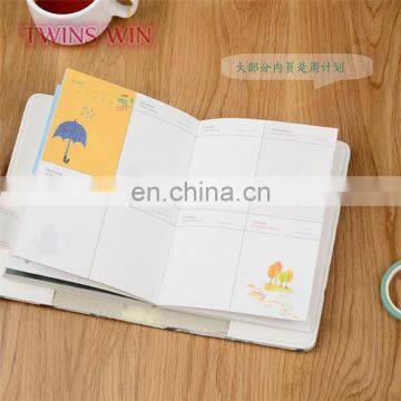 China Market Factory Direct Wholesale 2018 Newest Creative Stationery Cheap Fancy Cactus Design Kraft Plain Paper Notebooks photo-3