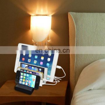 Wholesale Newest 4 ports USB Charger Dock, Drop Shipping 5.1A Mobile Charger,phone charger,