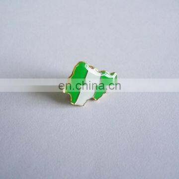 Nigeria flag lapel pin