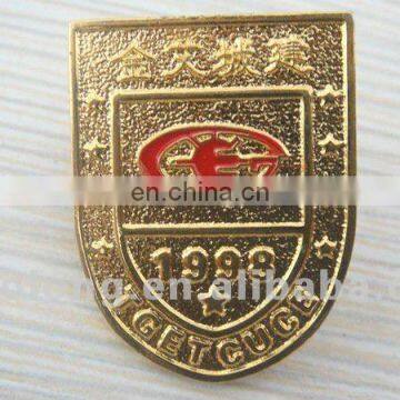 custom company logo gold metal souvenir medals,magnetic name badges