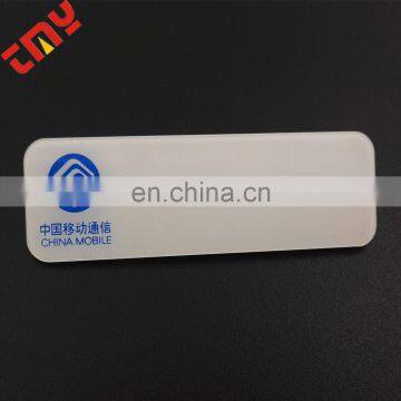 Custom Wholesale Cheap Price Plastic Pvc Badge With Safty Pin