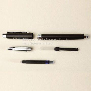 Chinese Fountain Pens,Fountain Pen Ink for Signature, 0.7mm Metal With Metal Hand Feeling photo-2