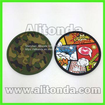 Custom Pvc Soft Anti-slip Cute Cartoon Animal Character Food Flower Coaster for Home or Promotional Gifts photo-5