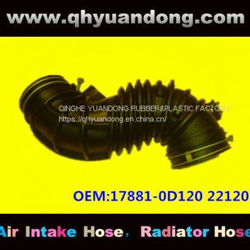 Toyota air intake hose17881-0D120 22120