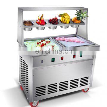 Industrial Made in China Fring Ice Cream Machine Thailand Rolled Fried Ice Cream Machine