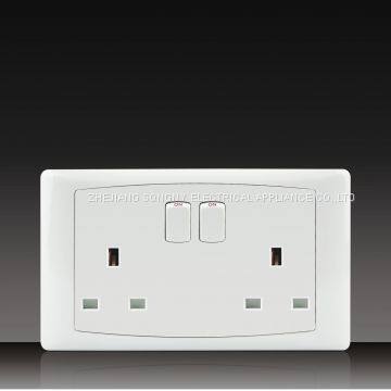 10A 250V Push Button Wall Switch Socket Digit Telephone Socket With Data Socket photo-2