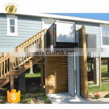 7LSJW Shandong SevenLift hydraulic wheelchair lifts/disabled elevator/outdoor elevator