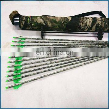 pure carbon arrow shafts,camo arrow shafts,compound recurve bow arrow camo