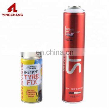 65x128mm High pressure refrigerant can /empty aerosol tin can