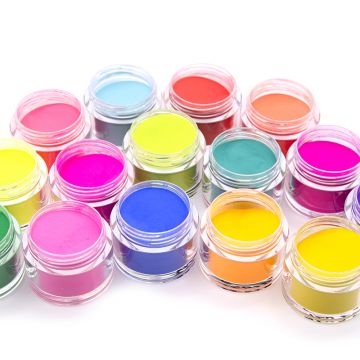 Easy soak off no need lamp Glitter Pigment Nail Art Decoration UV Gel Polish Glazed Color Dipping Powder