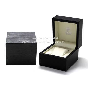 Walnut veneer watch box luxury matte wooden packaging gift box with cheap factory price