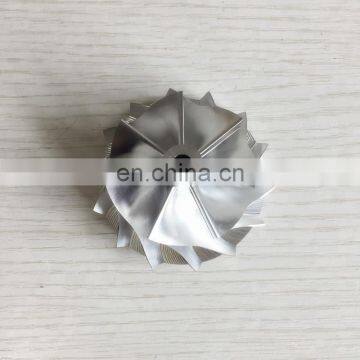 RHF5HB 46.50/59.94mm 7+7 blades performance turb Billet/milling/aluminum 2618 compressor wheel for VF30/VF34/VF35/VF36/VF37/VF39