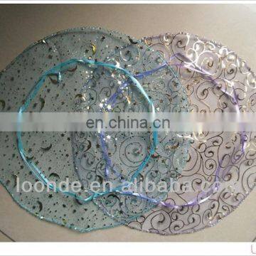 Hot stamping pattern Organza Circles