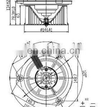24V 12V Auto Heater Blower Motor