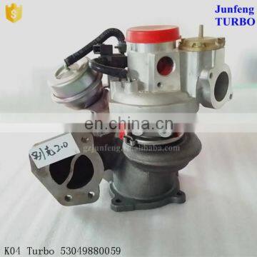 K04 Turbocharger for Pontiac Solstice GXP Engine L850 Ecotec Turbo 53049880059 12618667