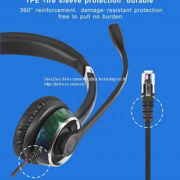 China Beien FC22 QD business telephone headset for call center customer service multimedia teaching headset