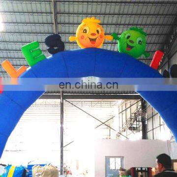 Colorful Inflatable Welcoming Entrance Letter Semicircle Arch For Event photo-5