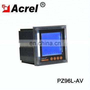 LCD Digital Display Panel Meter, Voltage Multifunction Energy Power Meter With RS485 Modbus ACREL PZ96L-AV photo-2