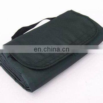 Polar Fleece China Factory Wholesale Folding Blanket Foldable Waterproof Picnic Rug Blanket photo-3