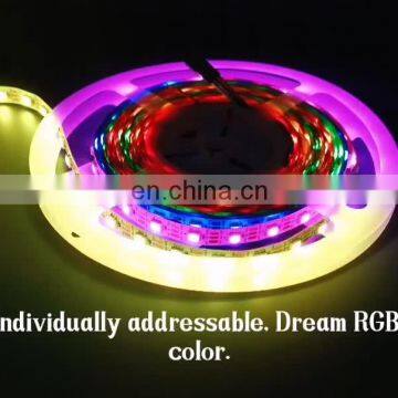 sk6812 5050 addressable rgb led strip 5v 12v led strip apa102 144 led pixel strip